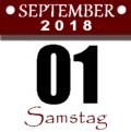 Samstag, 1. September 2018