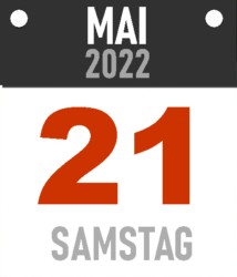 Samstag, 21. Mai 2022