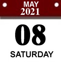 Saturday, May 8, 2021