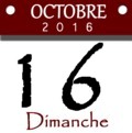 Dimanche, 23 octobre 2016