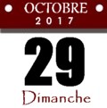 Dimanche, 29 octobre 2017