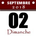 Dimanche, 2 septembre 2018