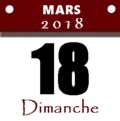 Dimanche, 18 mars 2018