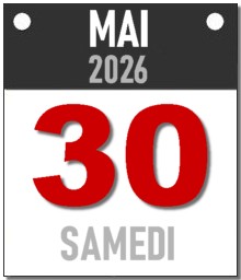 Samedi, 30 mai 2026