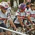 The cadets 1992 in Roeser: Kim Kirchen, Frank Schleck and Mike Gilson