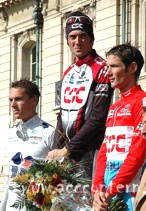 Le podium du 10me Gala Tour de France