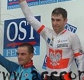 Podium von 2002 mit Ondrej Lukes (2.) und Tadeusz Korzenievski (Sieger)