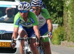 Christian Poos emmène l'échappée pendant la deuxième étape du Tour de Luxembourg 2011