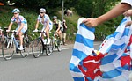 L'échappée du jour pendant la troisième étape du Tour de Luxembourg 2011