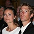 Andy Schleck and his family see the best moments of the Tour de France 2010 on big video screen