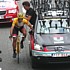 … gefolgt von dem 198., Fabian Cancellara, mit einem mechanischen Problem