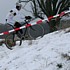 Conditions hivernales à Leudelange pour le dernier cyclo-cross de la saison Grand-Ducale