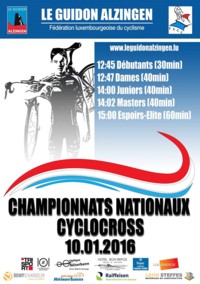 Championnats de Luxembourg cyclo-cross 2016 à Alzingen