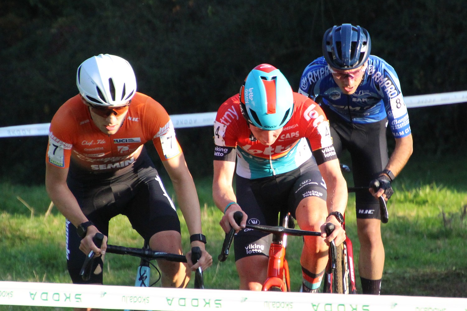 Th�o Thomas, Arne Baers et Timoth� Gabriel